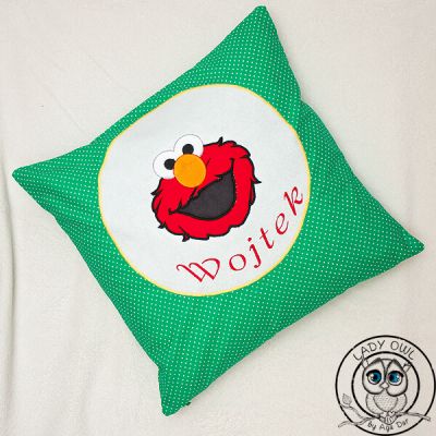 Personalizowana poduszka z imieniem Elmo